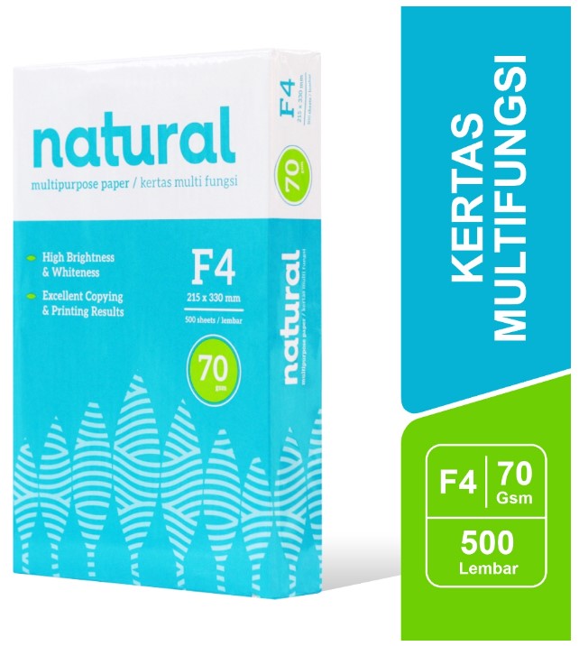 Kertas HVS Natural 70Gsm Folio/F4