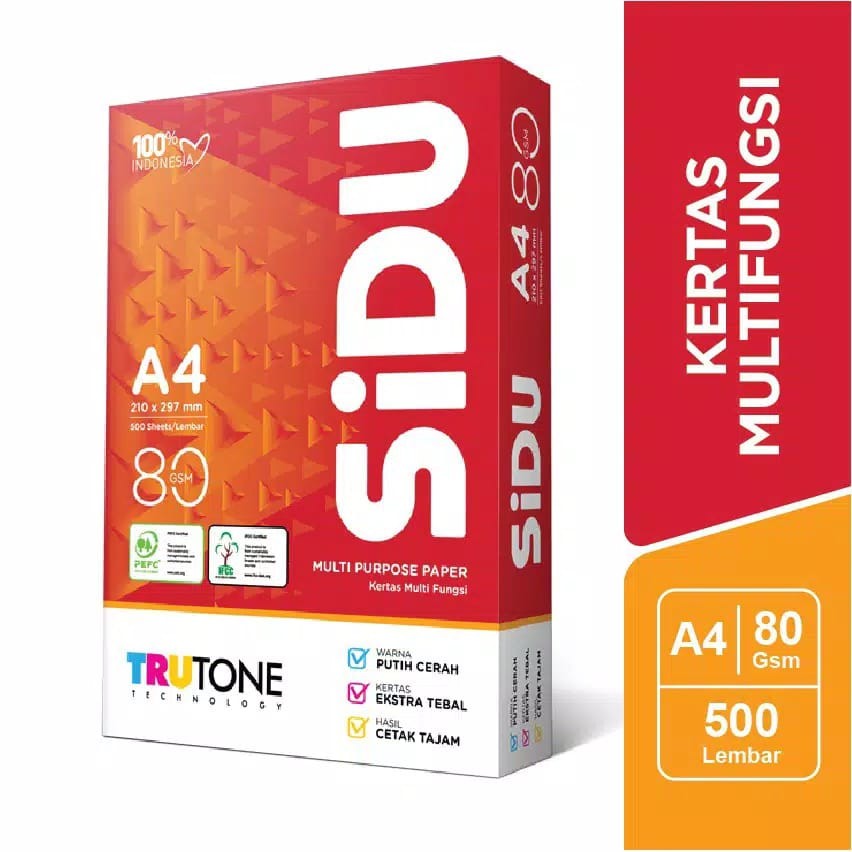 Kertas HVS Sinar Dunia 80Gsm A4