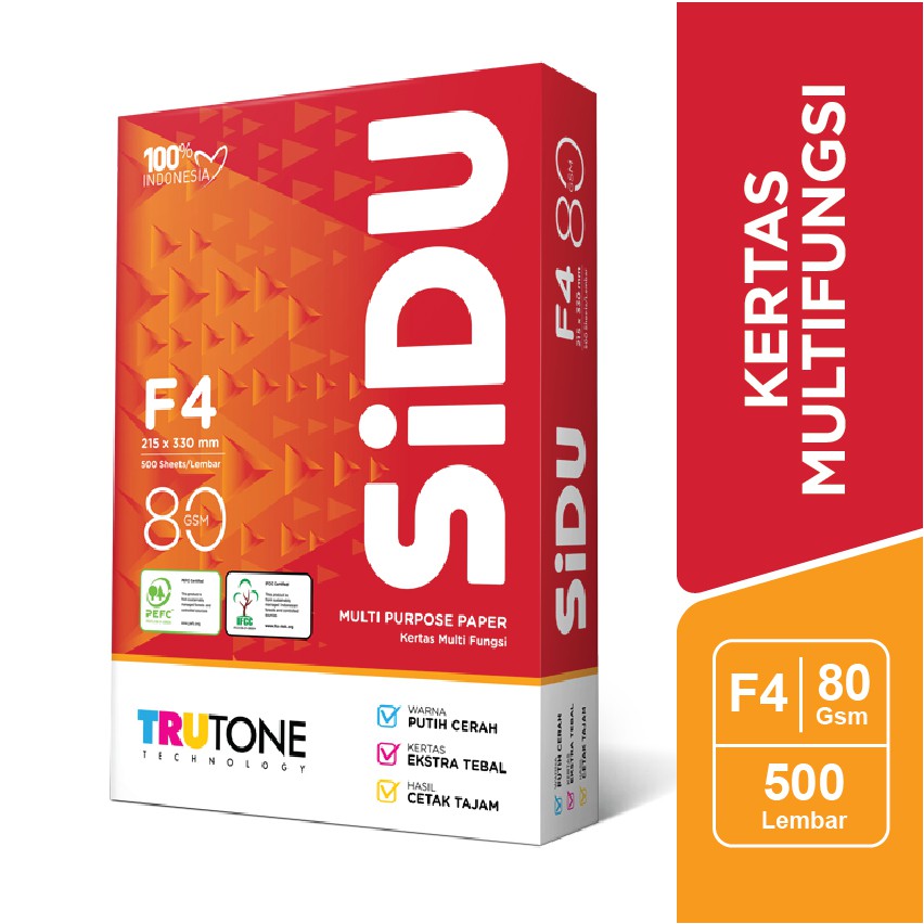 Kertas HVS Sinar Dunia 80Gsm Folio/F4