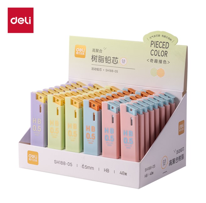 Isi Pensil Mekanik Deli 0,5 mm Isi 20 pcs