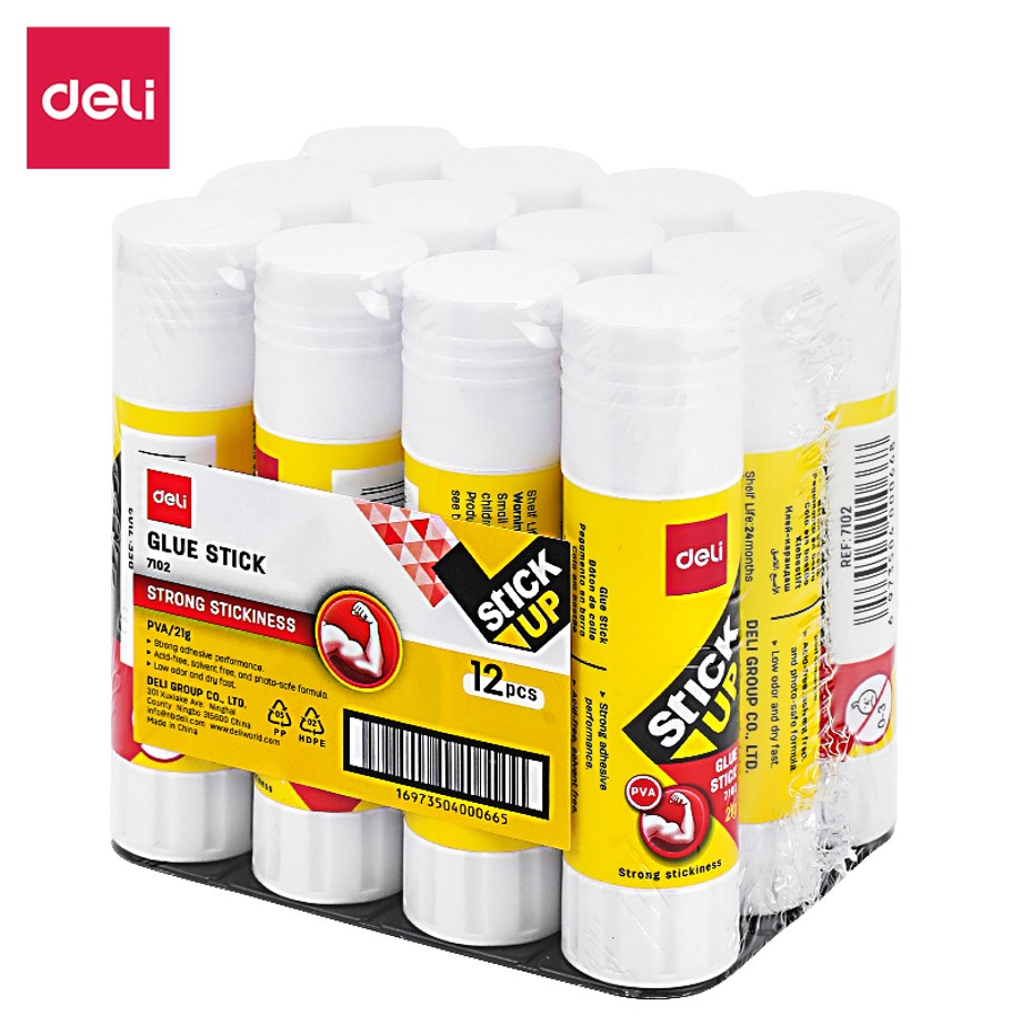 Lem Kertas/Glue Stick Deli 21 gram