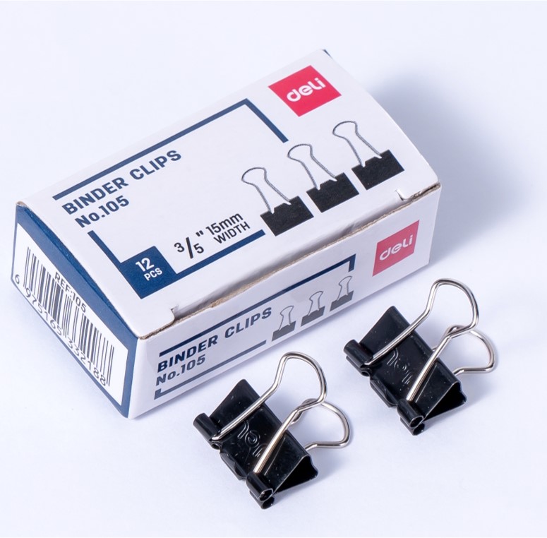 Binder Clip Deli No.105 (15 mm)
