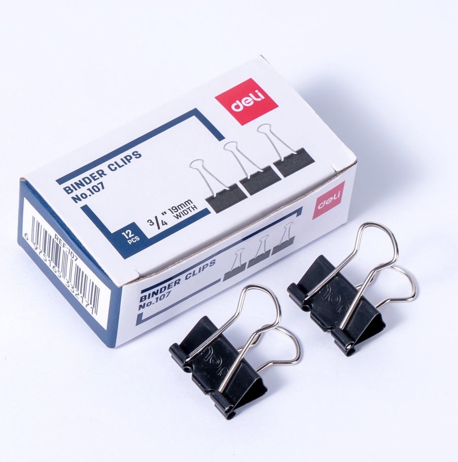 Binder Clip Deli No.107 (19 mm)