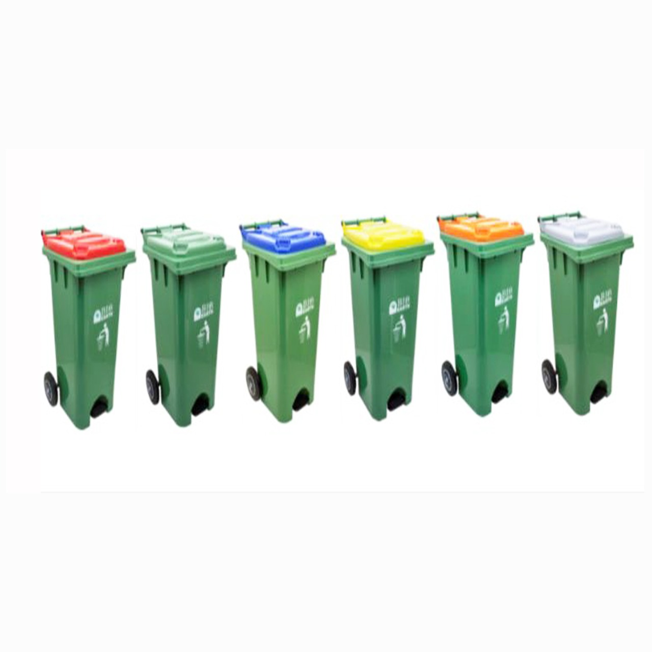 Tempat Sampah Greenleaf Injak 120 Liter (Beroda)